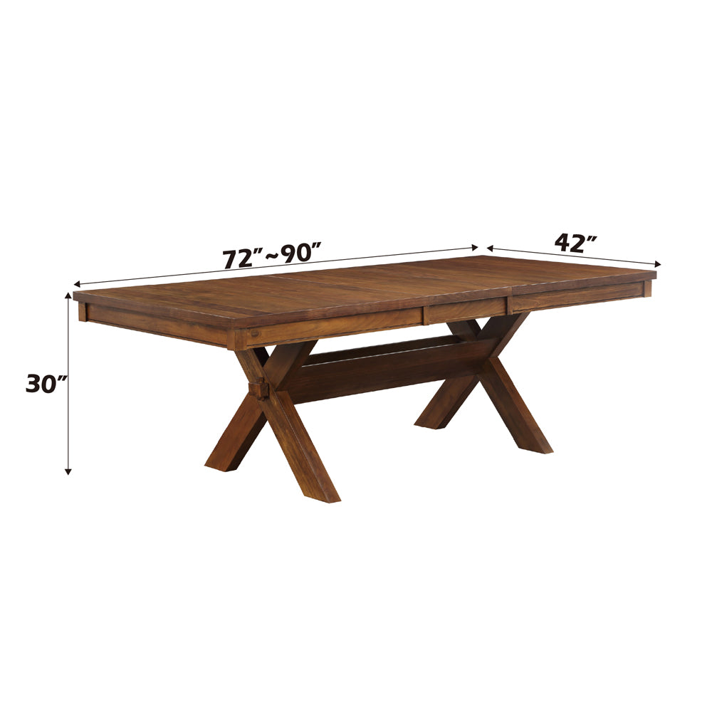 Apollo Trestle Base Rectangular Dining Table in Walnut - Ornate Home