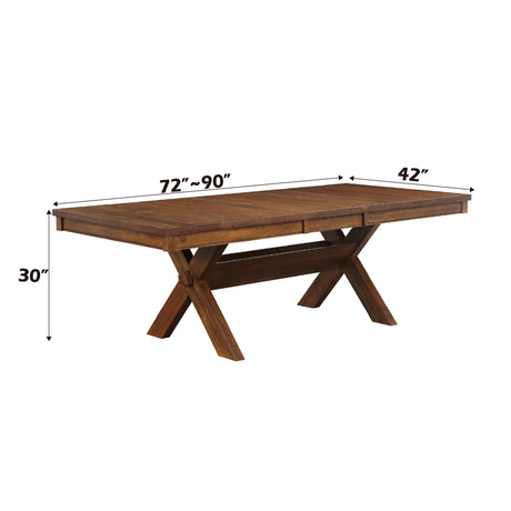 Apollo Trestle Base Rectangular Dining Table in Walnut - Ornate Home