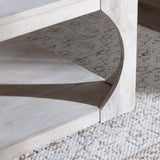 Apollo White/Tan Cocktail Table - Ornate Home