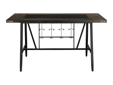 Appert Brown/Dark Gray Counter Height Table - Ornate Home
