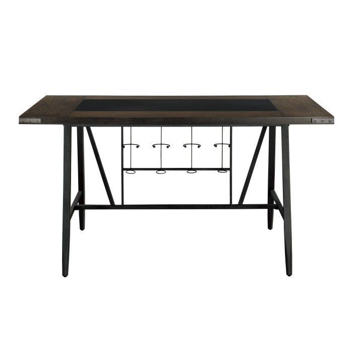 Appert Brown/Dark Gray Counter Height Table - Ornate Home