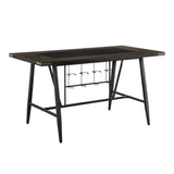 Appert Brown/Dark Gray Counter Height Table - Ornate Home