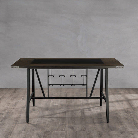 Appert Brown/Dark Gray Counter Height Table - Ornate Home