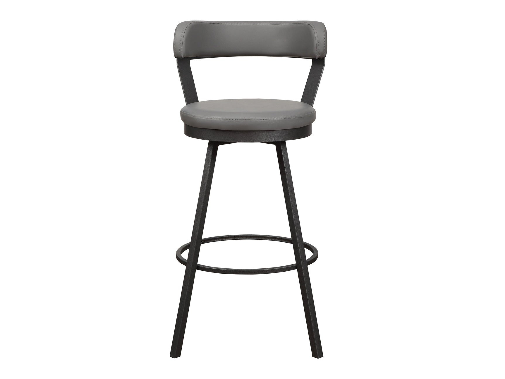 Appert Gray/Dark Gray Swivel Pub Height Chair (Set of 2) - Ornate Home