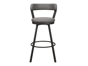 Appert Gray/Dark Gray Swivel Pub Height Chair (Set of 2) - Ornate Home
