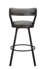 Appert Gray/Dark Gray Swivel Pub Height Chair (Set of 2) - Ornate Home
