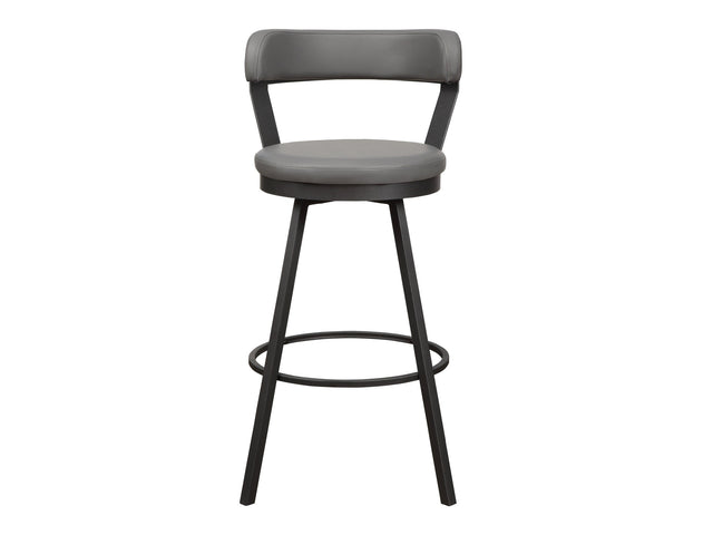 Appert Gray/Dark Gray Swivel Pub Height Chair (Set of 2) - Ornate Home
