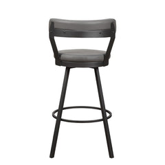 Appert Gray/Dark Gray Swivel Pub Height Chair (Set of 2) - Ornate Home