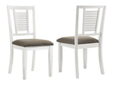 Appleton Distressed White Side Chair (Set of 2) - Ornate Home
