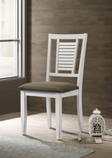 Appleton Distressed White Side Chair (Set of 2) - Ornate Home
