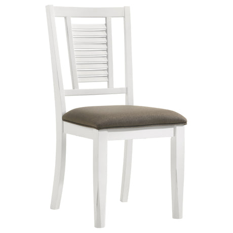 Appleton Distressed White Side Chair (Set of 2) - Ornate Home