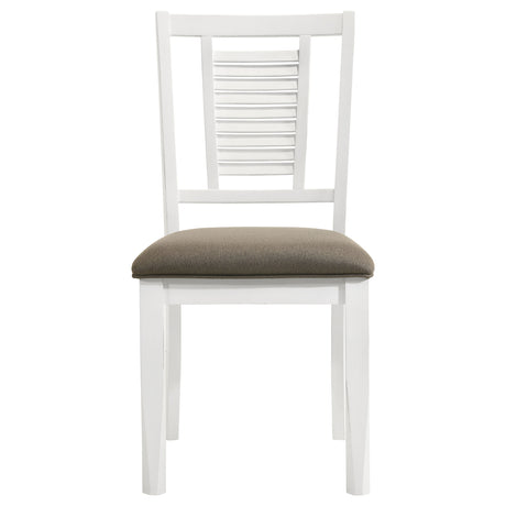 Appleton Distressed White Side Chair (Set of 2) - Ornate Home