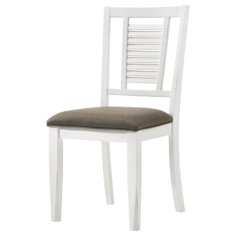 Appleton Distressed White Side Chair (Set of 2) - Ornate Home