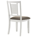 Appleton Distressed White Side Chair (Set of 2) - Ornate Home