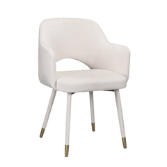 Applewood Cream/Gold Accent Chair - Ornate Home