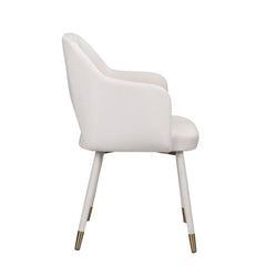 Applewood Cream/Gold Accent Chair - Ornate Home