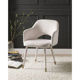 Applewood Cream/Gold Accent Chair - Ornate Home