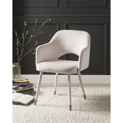 Applewood Cream/Gold Accent Chair - Ornate Home
