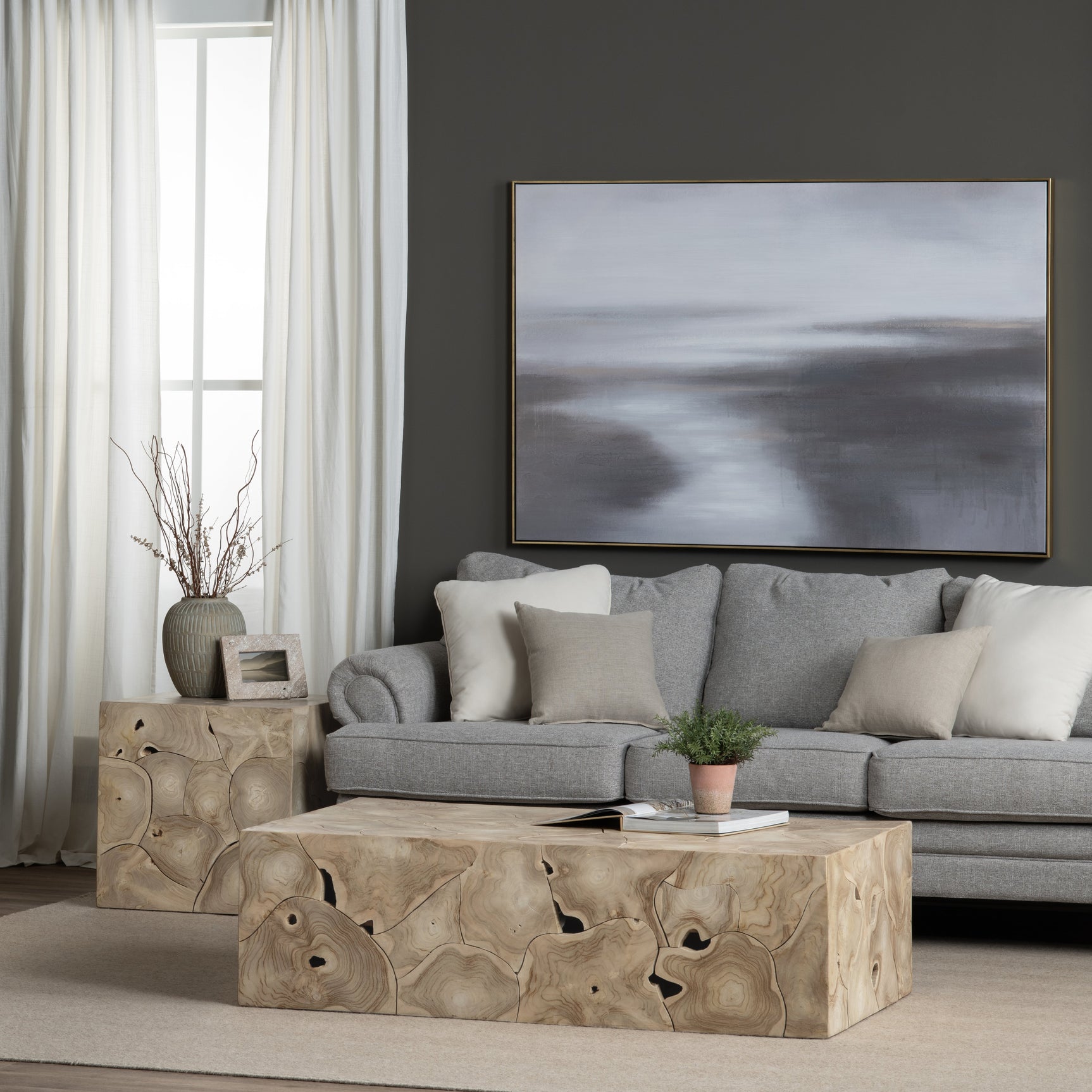 Appling Brown/Grey Canvas