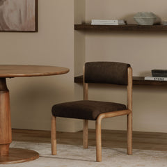 April Deep Brown Dining Chair (Set of 2) - Ornate Home