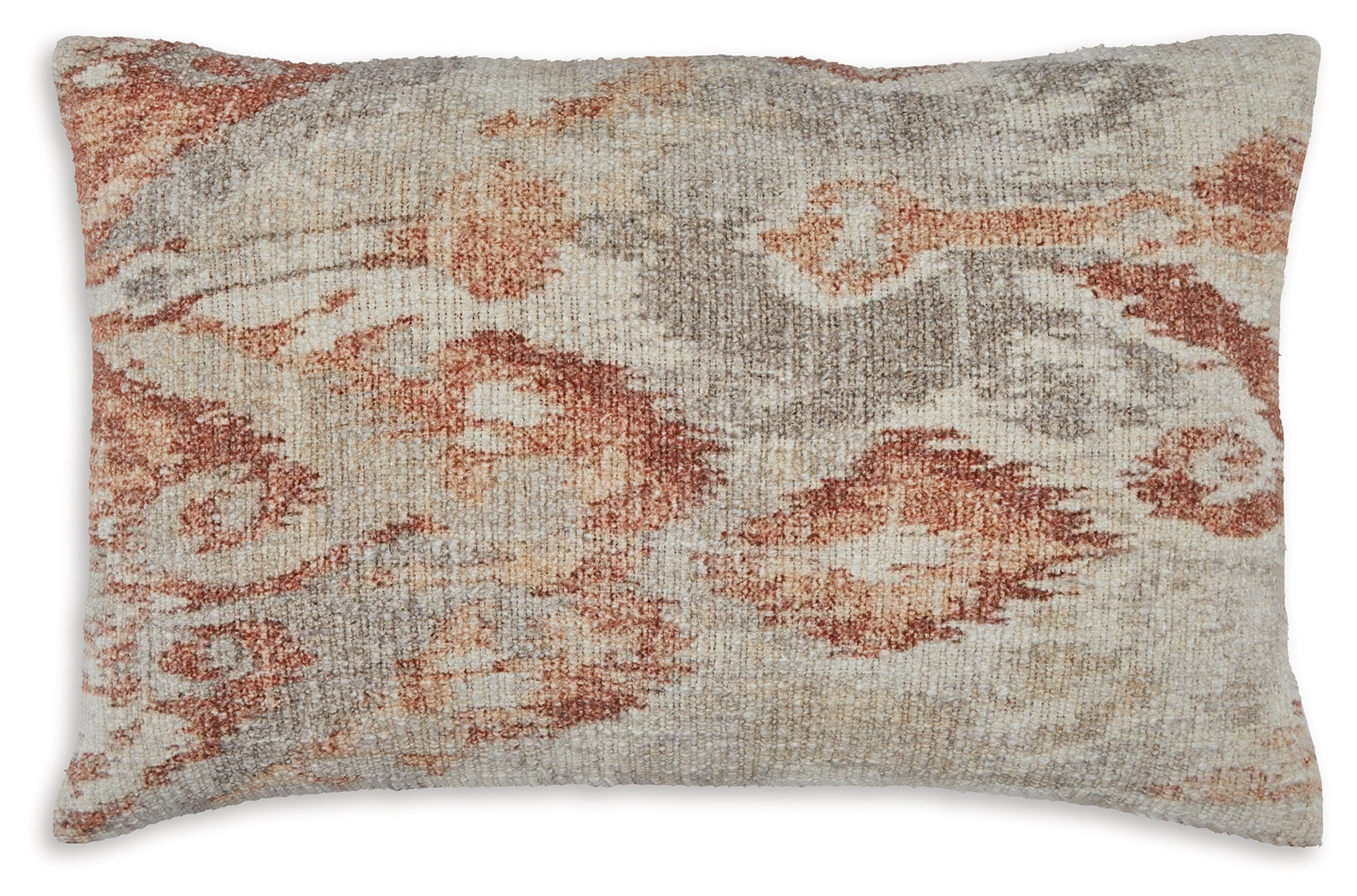 Aprover Rust/Gray/White Pillow - Ornate Home