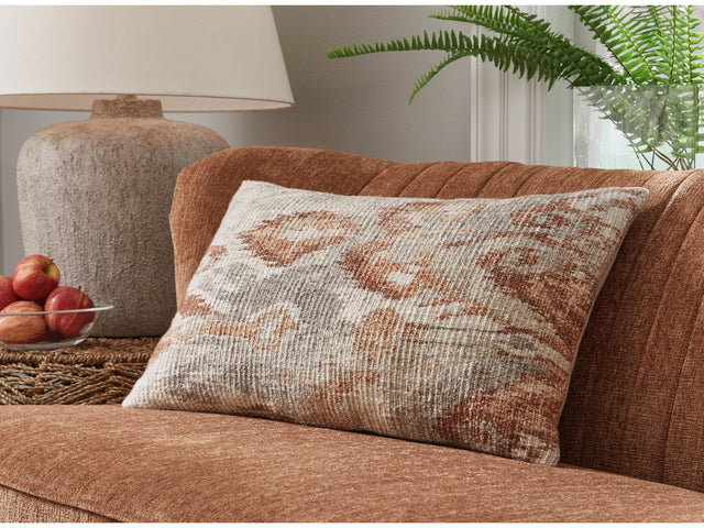Aprover Rust/Gray/White Pillow (Set of 4) (Online Special Price) - Ornate Home