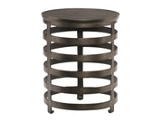 Apsley Black Nickel Accent Table - Ornate Home
