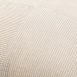 Aqil Beige Corduroy Patchwork Accent Pillow - Ornate Home