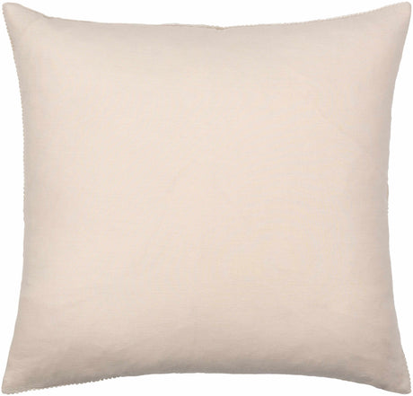 Aqil Beige Corduroy Patchwork Accent Pillow - Ornate Home