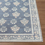 Aquene Denim Washable Area Rug - Ornate Home