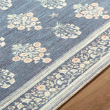 Aquene Denim Washable Area Rug - Ornate Home