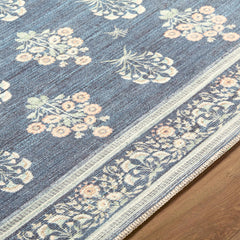 Aquene Denim Washable Area Rug - Ornate Home