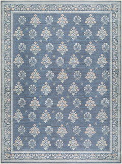 Aquene Denim Washable Area Rug - Ornate Home