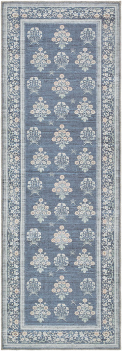 Aquene Denim Washable Area Rug - Ornate Home