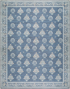 Aquene Denim Washable Area Rug - Ornate Home