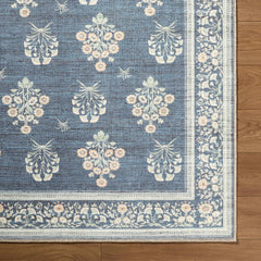 Aquene Denim Washable Area Rug - Ornate Home
