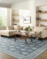 Aquene Denim Washable Area Rug - Ornate Home