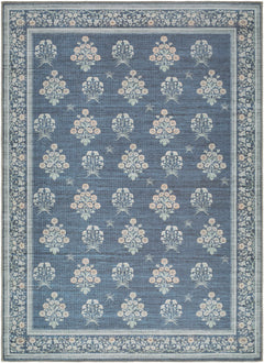 Aquene Denim Washable Area Rug - Ornate Home