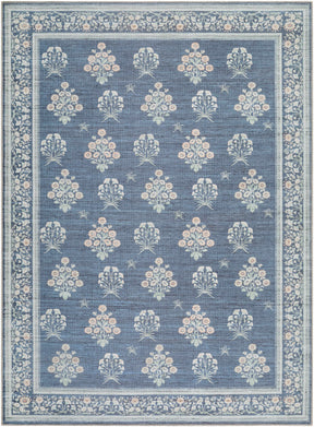 Aquene Denim Washable Area Rug - Ornate Home