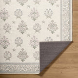 Aquene Ivory Washable Area Rug - Ornate Home