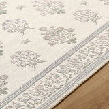 Aquene Ivory Washable Area Rug - Ornate Home