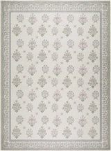 Aquene Ivory Washable Area Rug - Ornate Home