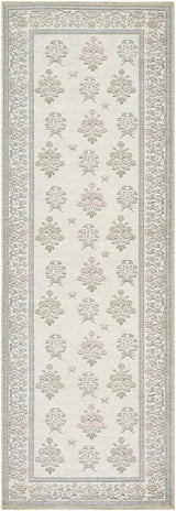 Aquene Ivory Washable Area Rug - Ornate Home
