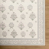 Aquene Ivory Washable Area Rug - Ornate Home