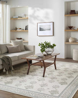 Aquene Ivory Washable Area Rug - Ornate Home