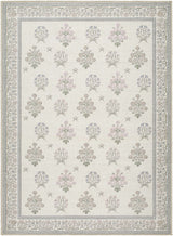 Aquene Ivory Washable Area Rug - Ornate Home