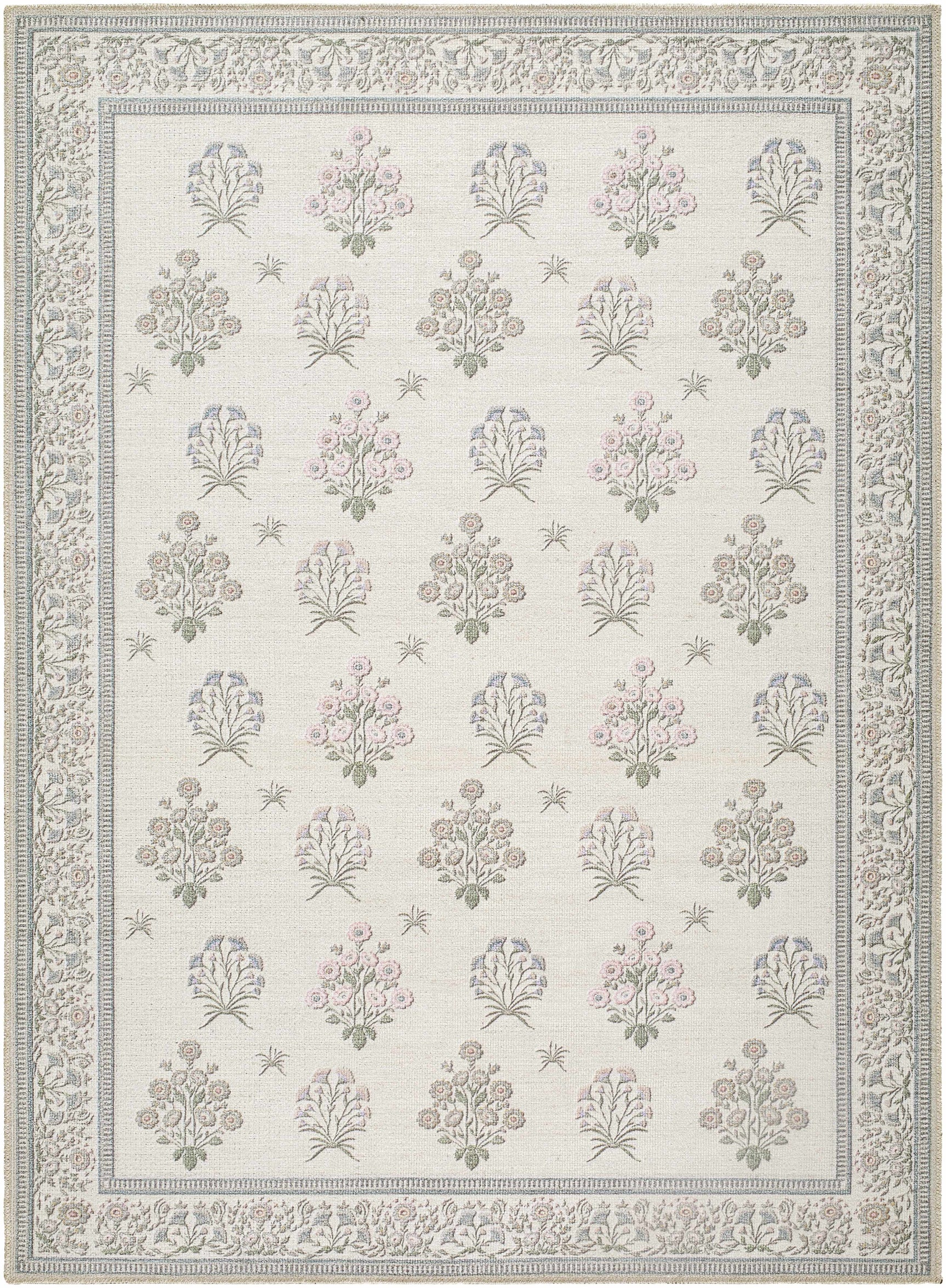 Aquene Ivory Washable Area Rug - Ornate Home