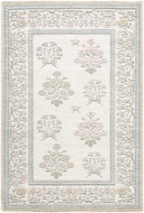 Aquene Ivory Washable Area Rug - Ornate Home