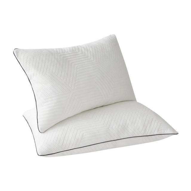 Aquila White King Size Shredded Memory Foam Pillow - Ornate Home
