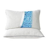 Aquila White King Size Shredded Memory Foam Pillow - Ornate Home